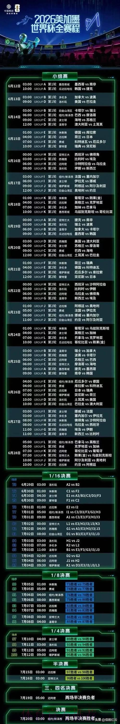 2026世界杯赛事直播观看全攻略与入口汇总